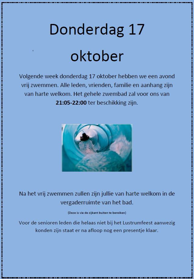 Vrij zwemmen lagosta