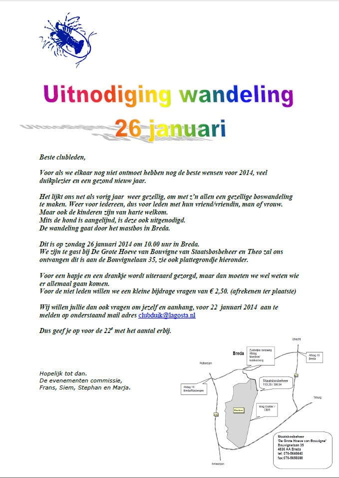 Wandeling 2014 26-01-14